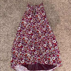 Halter neckline dress